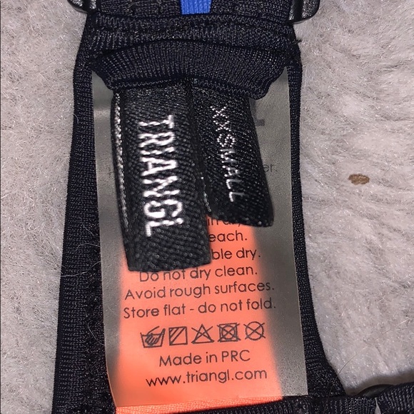 Triangle Binki set Blue and White - Picture 4 of 6